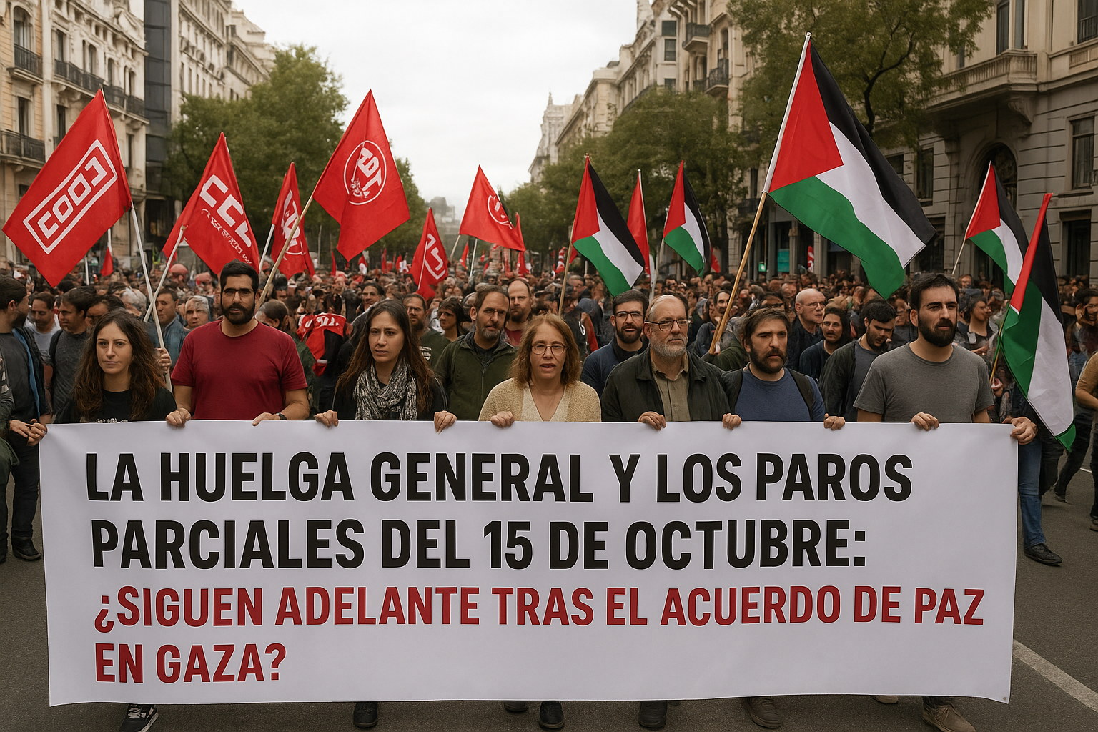 huelga general 15 octubre