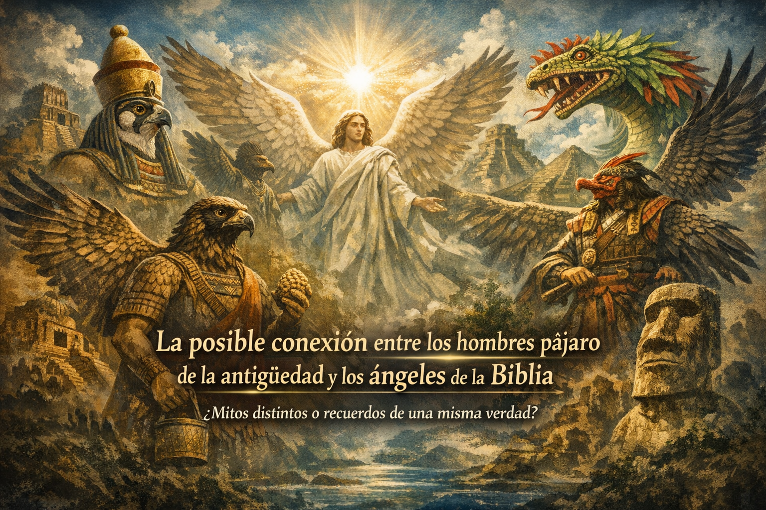 La posible conexión entre los hombres pájaro de culturas antiguas y los ángeles de la Biblia